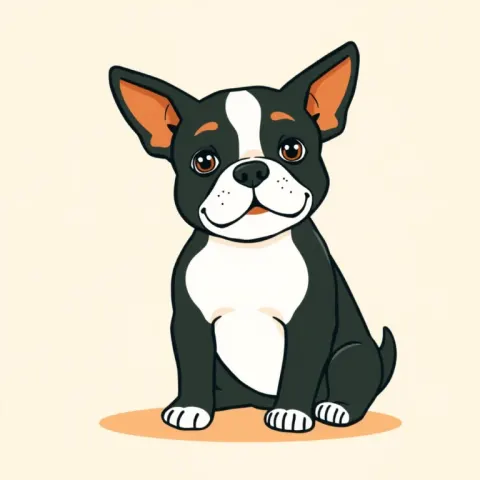 Desen Boston Terrier