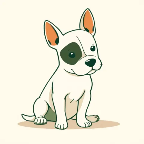 Desen Bull Terrier Miniatural