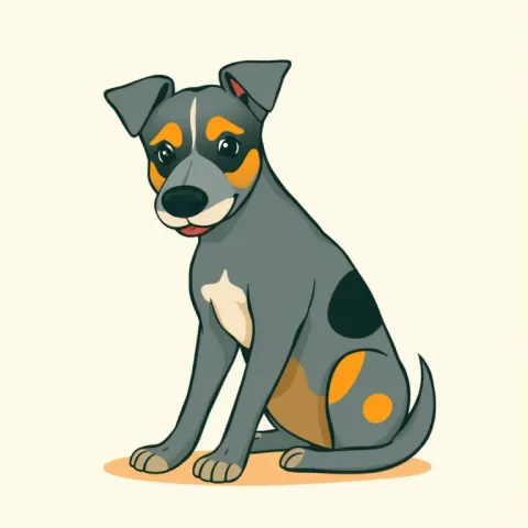 Desen Câine Australian de Cireadă