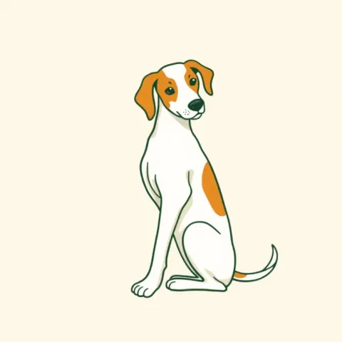 Desen Français Blanc et Orange