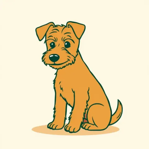 Desen Wheaten Terrier Irlandez