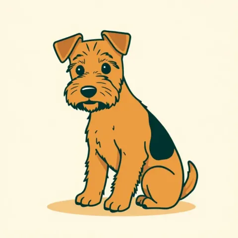 Desen Lakeland Terrier