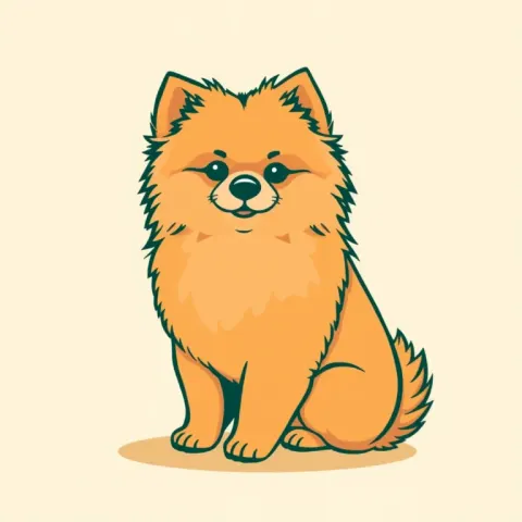 Desen Pomeranian (Spitz Pitic)