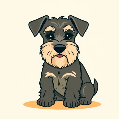 Desen Schnauzer Pitic