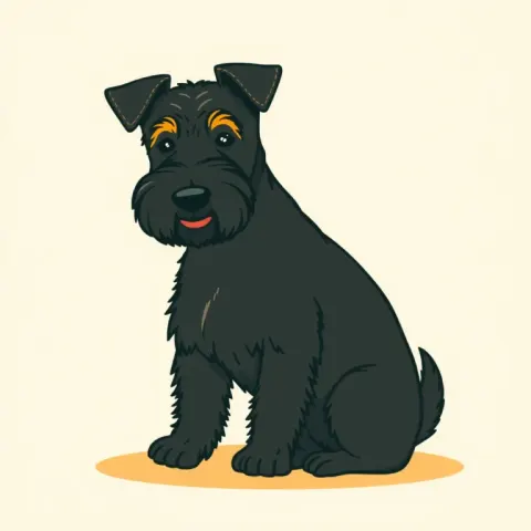 Desen Scottish Terrier