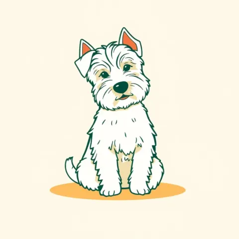 Desen West Highland White Terrier